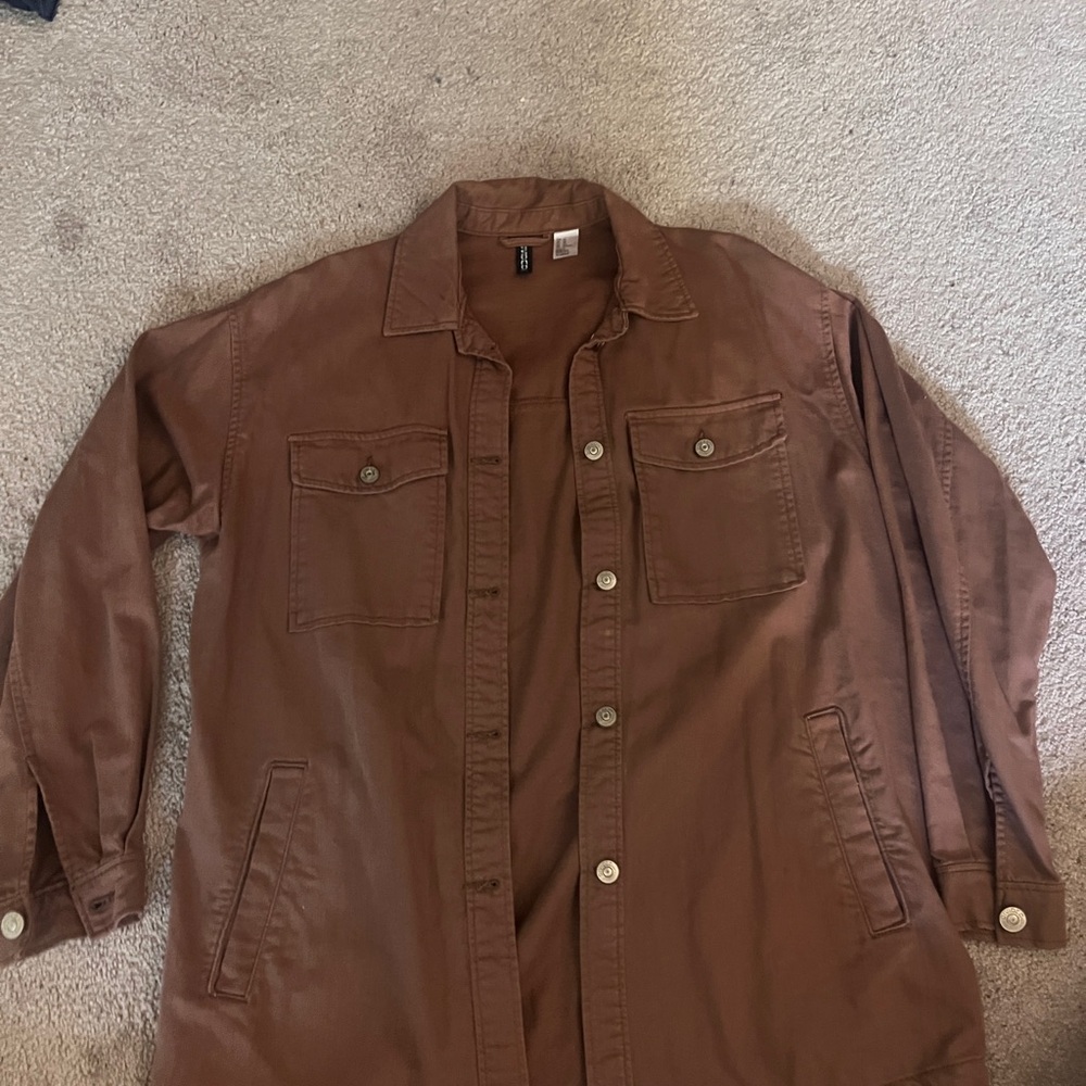 Divided Brown Jean Jacket